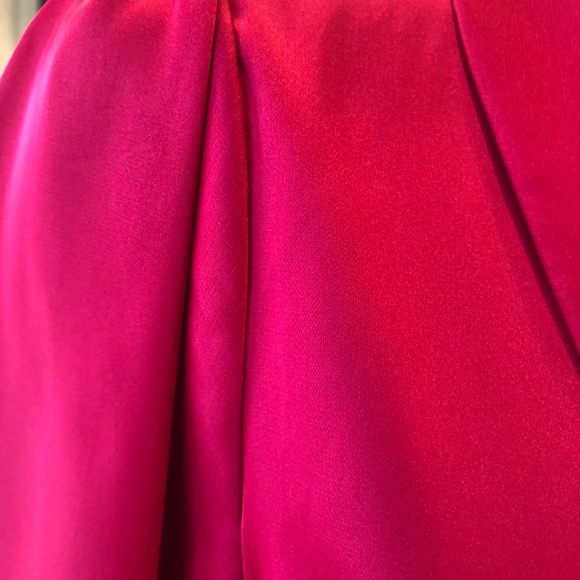 WHBM Long Sleeve Satin Wrap Mini Dress size 4 - Picture 12 of 12